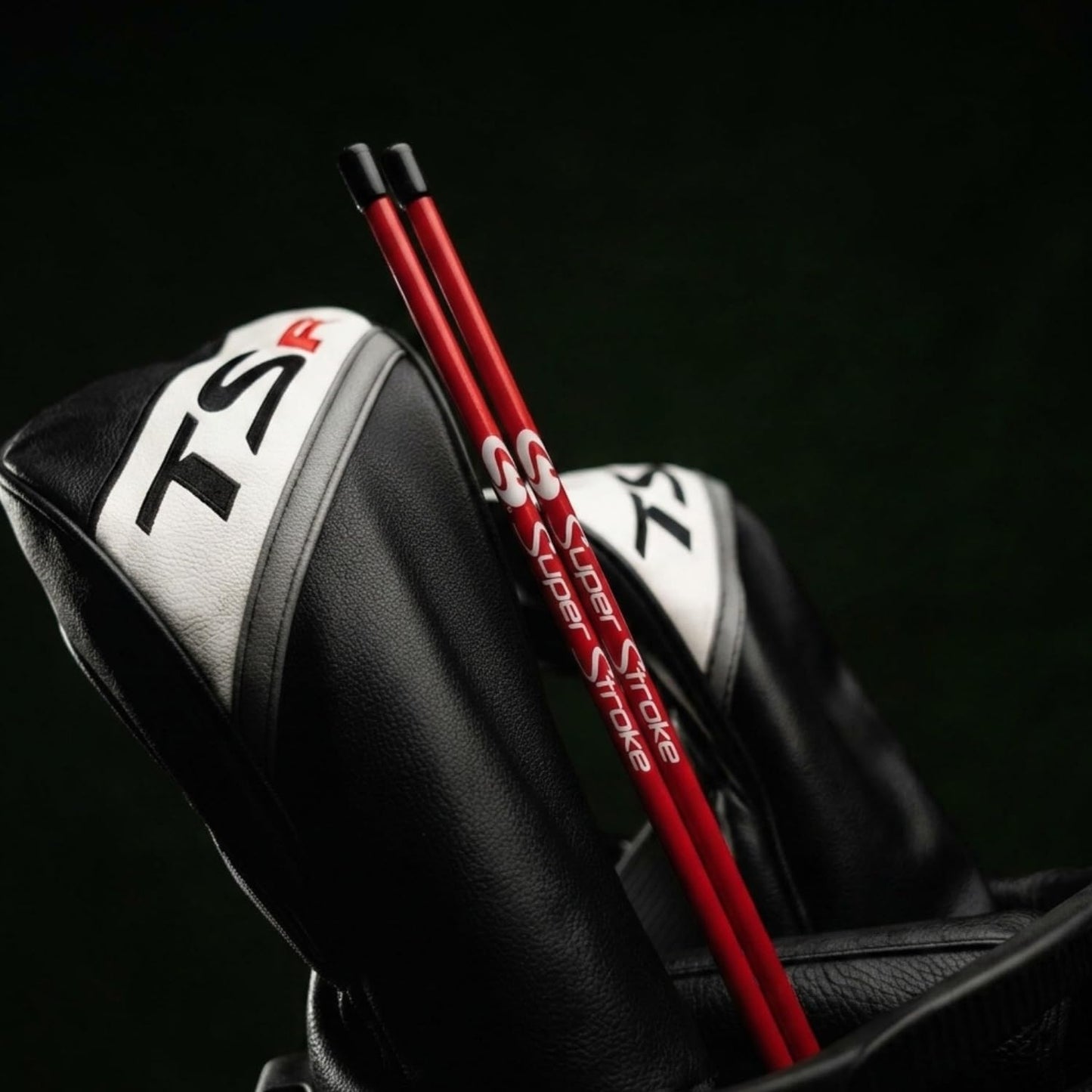 SuperStroke Golf Alignment Sticks 45" Fiberglass Rods, Full Swing Training Aid Kit, Help's with Posture Correction and Shot Accuracy, Red (Set of 2)