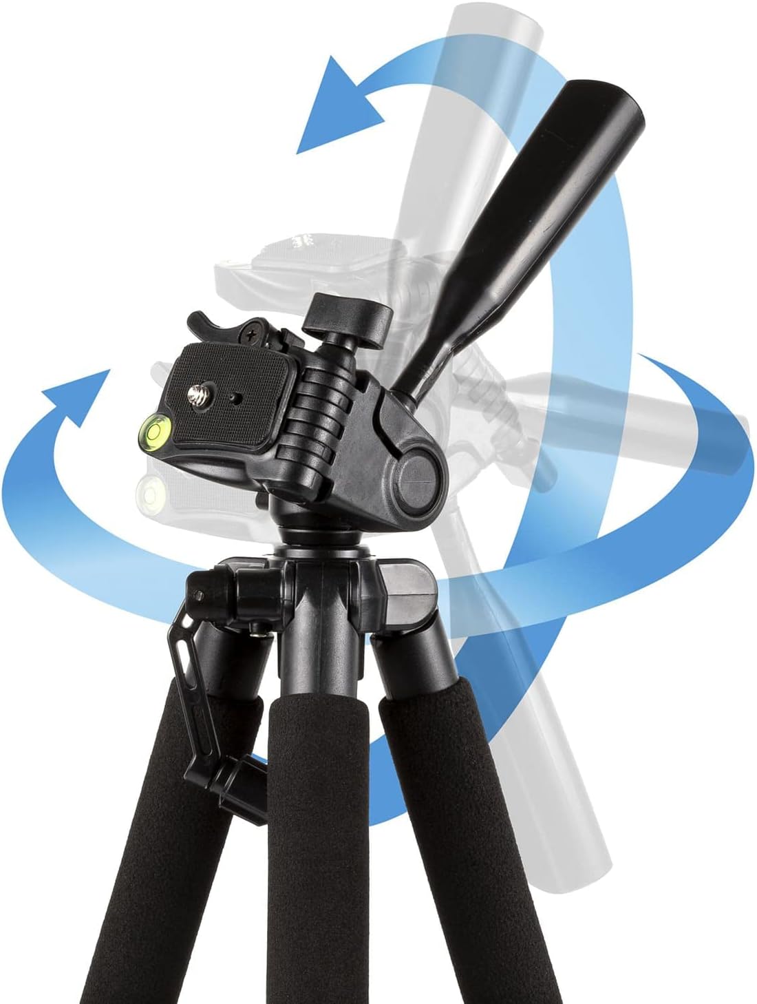 SSE 57-inch 3-Way Lightweight & Compact Design Tripod with Pan Head with Tilt Motion for Sony, Nikon, Canon, Olympus