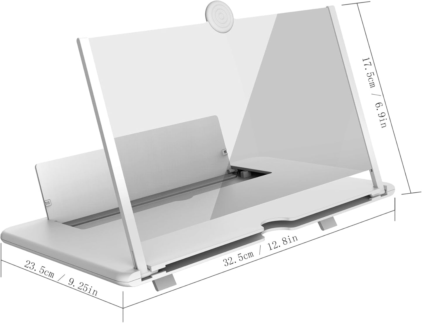 Ailenyun 16" 3D 16 Inches) Mobile Phone Magnifier - HD Projector Screen for Movies and Videos, Foldable Stand