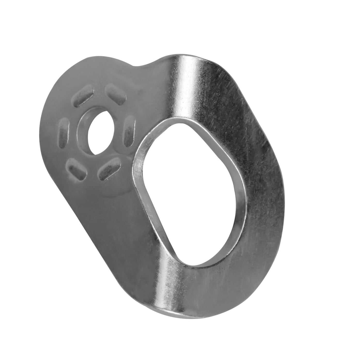 TFTICFH 35kN UIAA Certified Heavy Duty Stainless Steel M12 Climbing Bolt Hanger, 5pc Silver