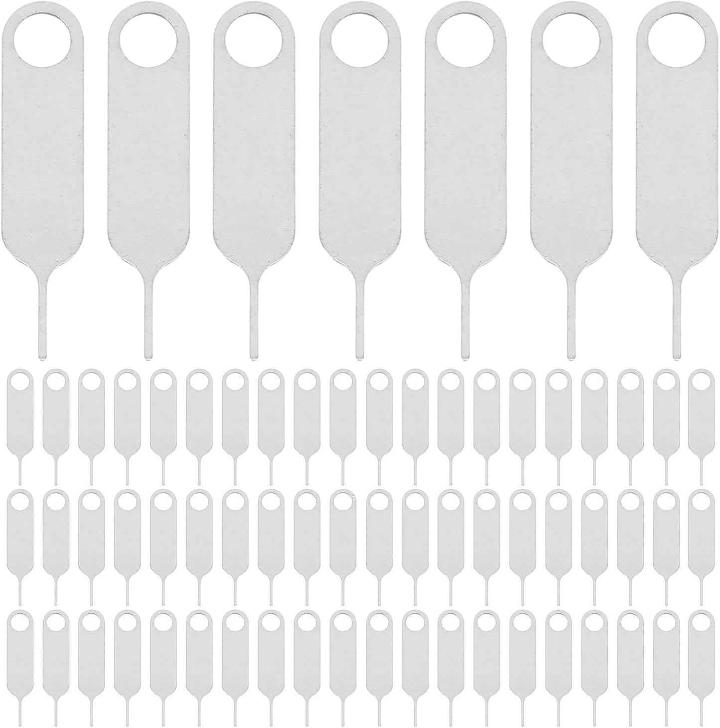 500pcs Stainless Steel Sim Ejector Pin and Sim Card Remover Tool for Mobile Phones Universal Extraction Needle