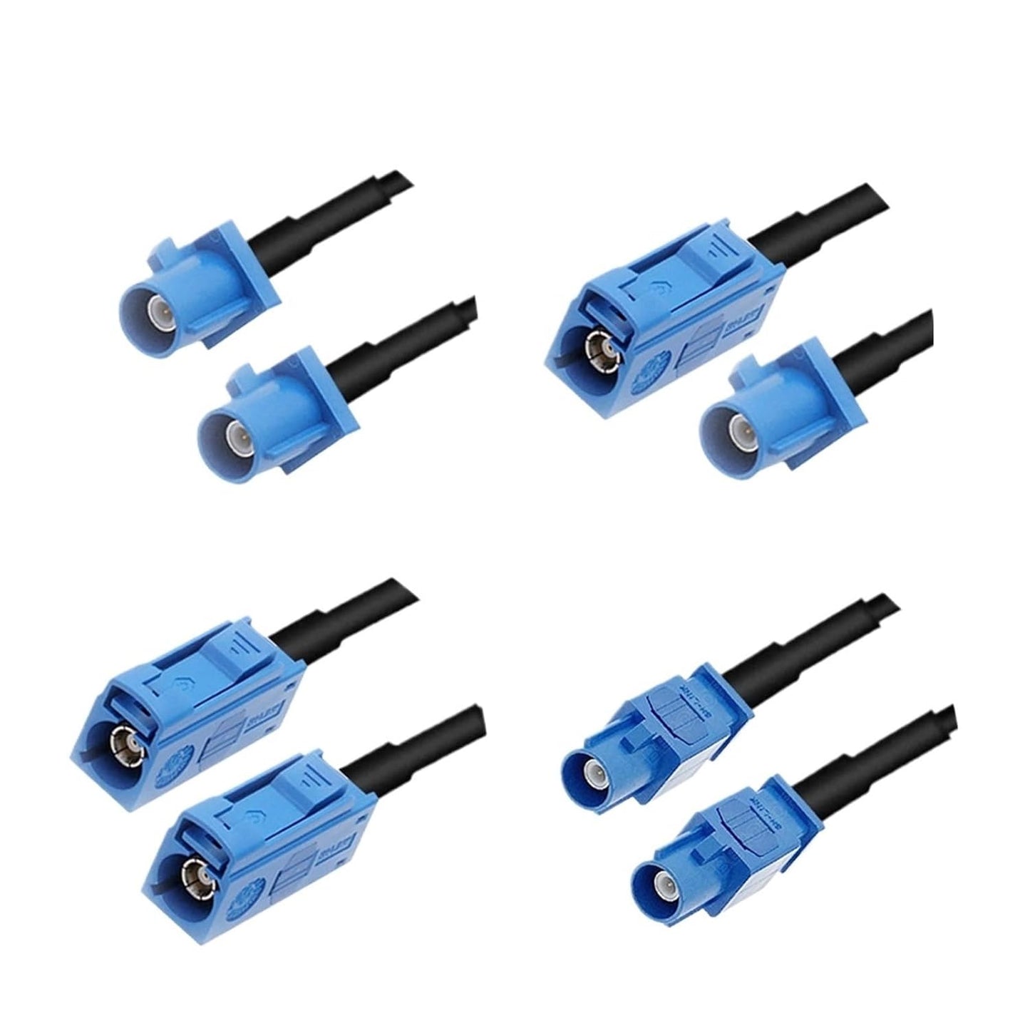 lowmountainswere RG174 F,15CM) Fakra C Male/Female Cable Extension Cord Coaxial Pigtail for Car Telematics