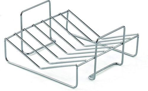 Cooks Standard Stainless Steel Roaster Pan - V-Shaped Rack for Perfect Turkey Roasting | 14"x11" Inner Size