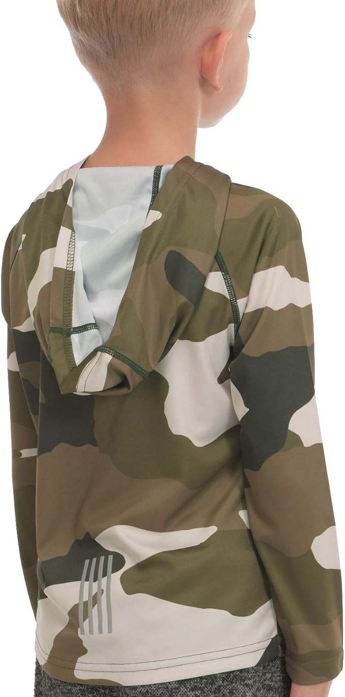 Hoodies for Boys Outdoor Recreation Shirts - Youth Athletic Tops Sun Protection UPF 50+