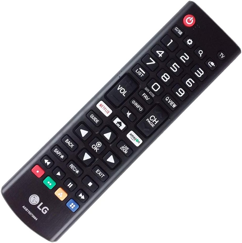 LG AKB75375604 Remote Control Compatible with All TV models