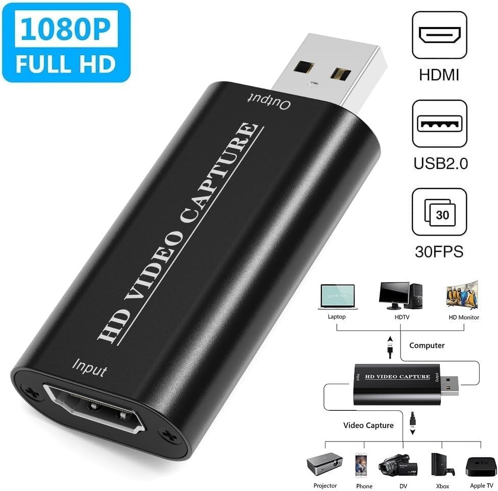 Cassette MP3 10/8.1/8 7 USB Audio Capture Card Grabber for Vinyl Tapes to Digital Converter, Support Mac & Windows / /