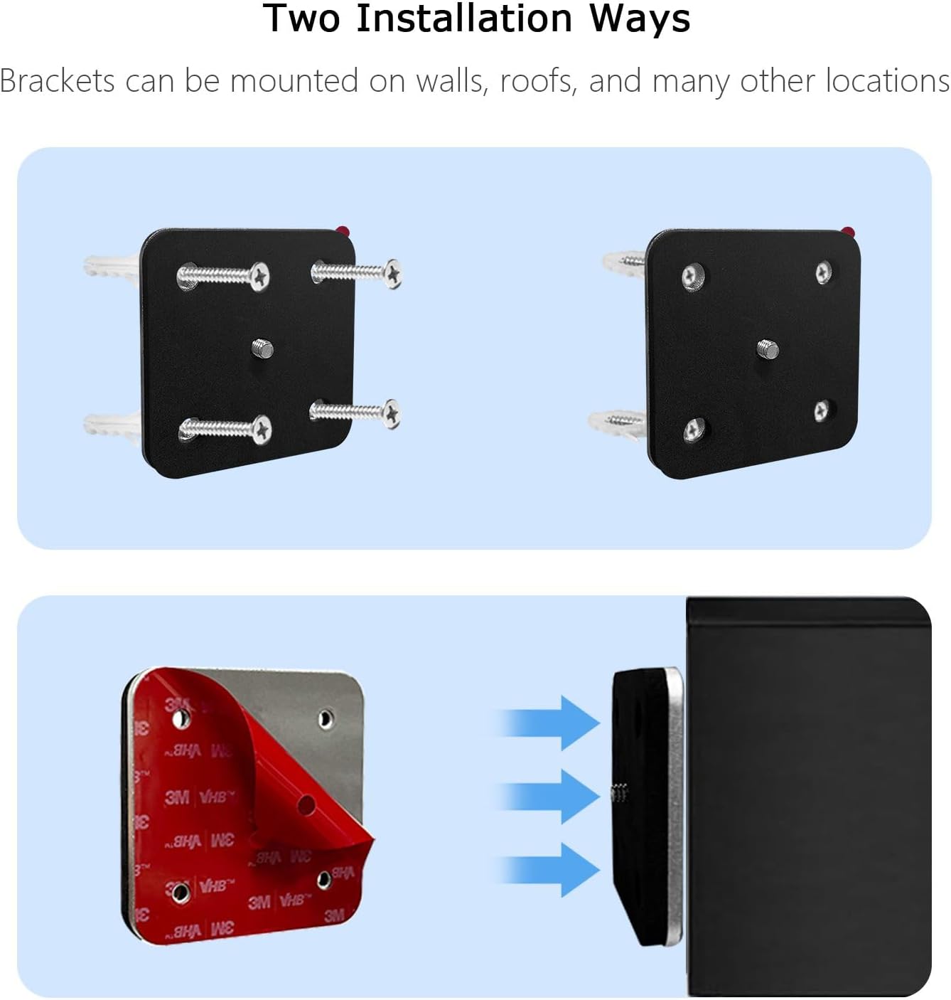 Chanvoo HY300PRO HY300 Drill Free Wall Mount Compatible with Mini Projector Ceiling Mount, PRO Accessories Aluminum