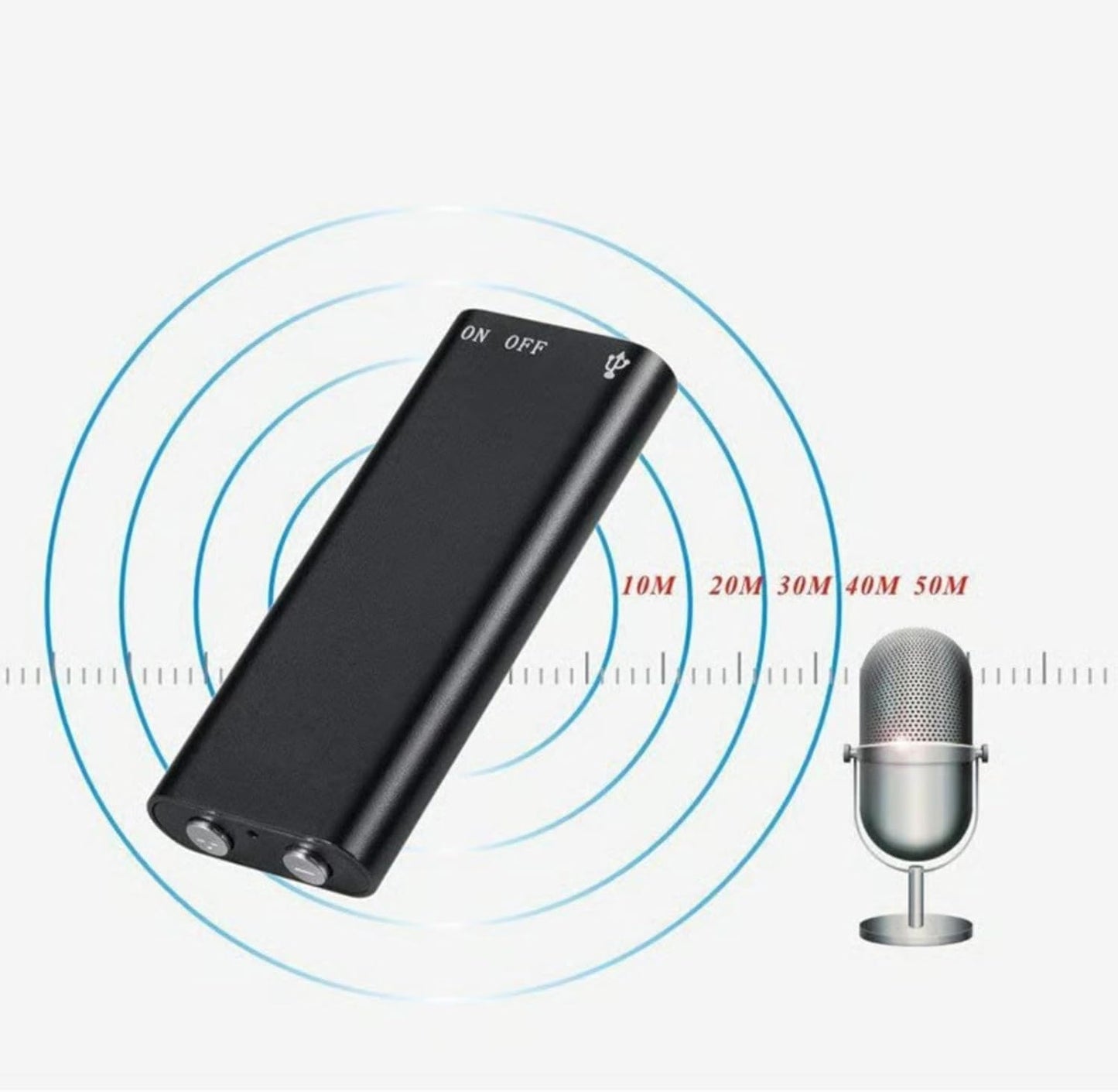 Generic (8G) Mini Voice Recorder: Capture Every Sound with Smart, Compact Precision, Voice Activated Recorder, Voice