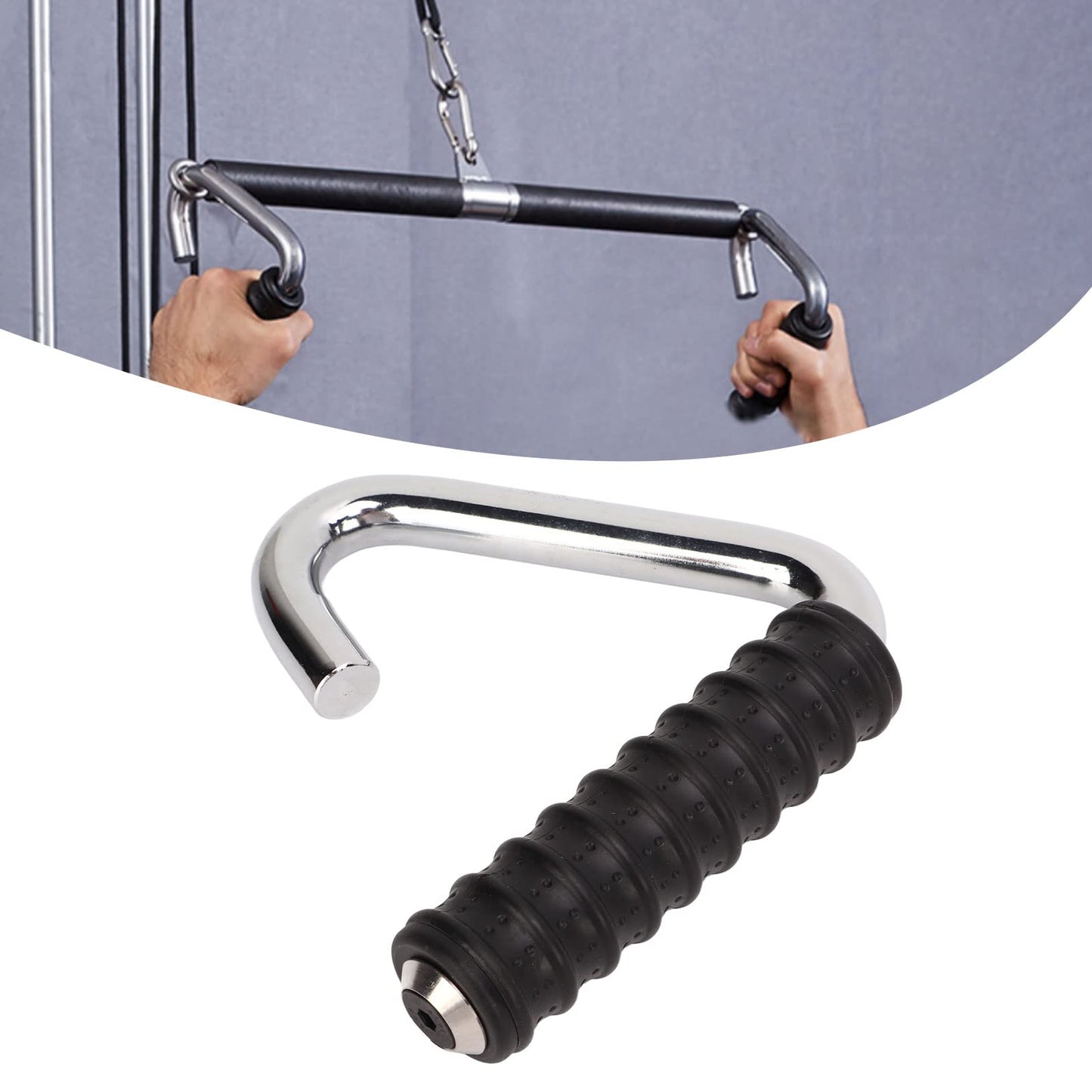 Pull Up Handles,Non Slip Grip Handles Attachment for Pull Up Bars, Barbells