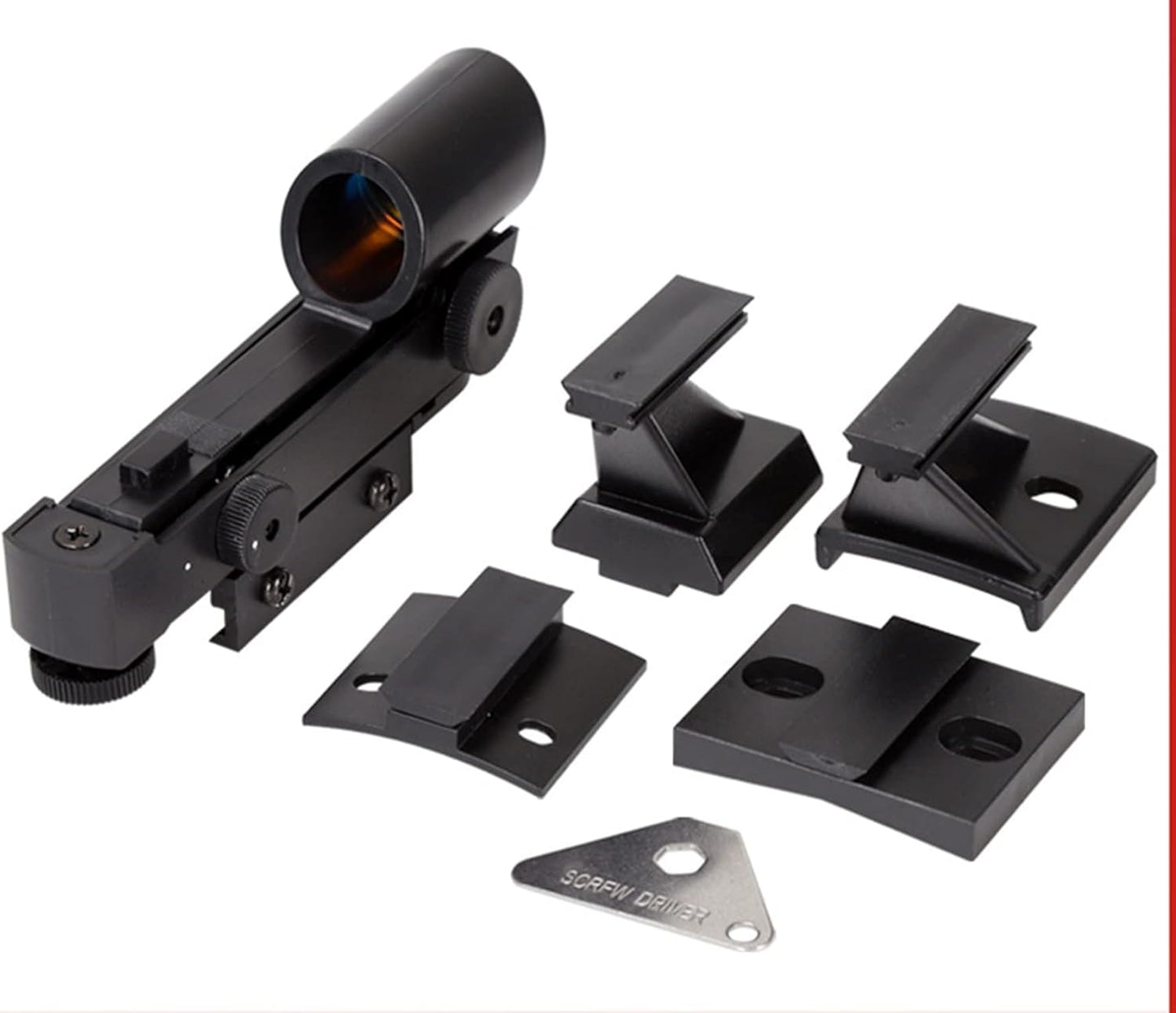 XCCYG 4 Red Dot Finderscope,Astronomical Telescope Star Pointer Viewfinder Star Finder Scope with pcs Slide