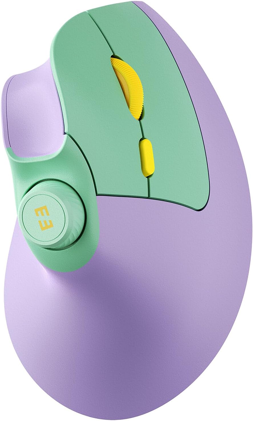 seenda MOU-302 1000/1600/2400 3 Ergonomic Mouse Wireless, Bluetooth Vertical Mouse Rechargeable, Volume Knob, Quiet