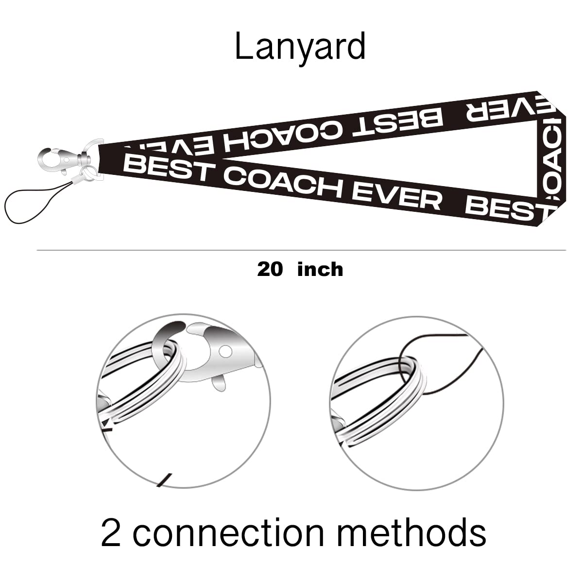 QIBAJIU Whistles with Lanyard, One Coach Whistle, Football Gifts, Football Soccer Hockey Basketball Volleyball Baseball Coach Gifts for Men Women Thank You Cheer Coach Gift Coach Can Change A Game