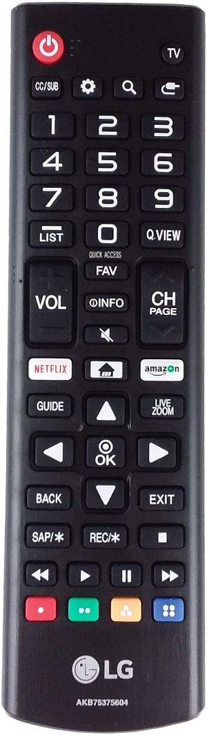 LG AKB75375604 Remote Control Compatible with All TV models