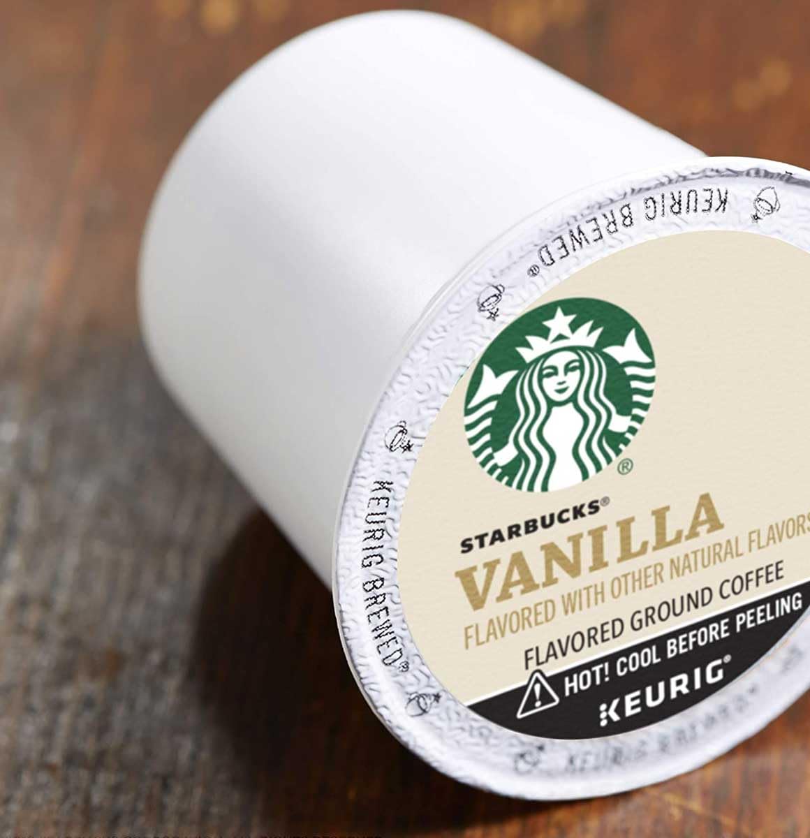 Starbucks Vanilla Flavored Coffee K-Cup Pods - Light Roast, 80 Count (8 Boxes) | Keurig Compatible