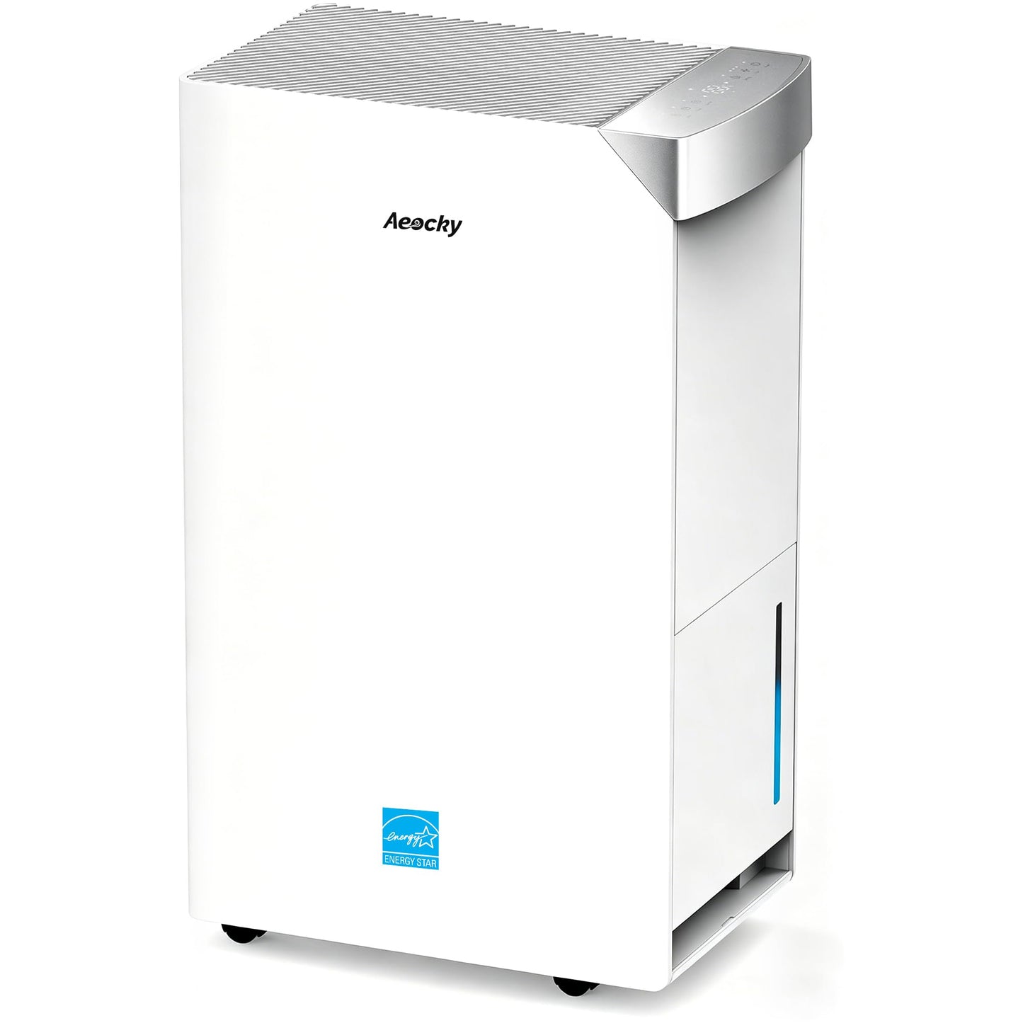AEOCKY 74 Pint/D Energy Star Version 6.0 Dehumidifier, 4500 Sq.Ft Smart Compressor Dehumidifier with Drain Hose, Intelligent Humidistat,for Basement,Bedroom,Home,Bathroom