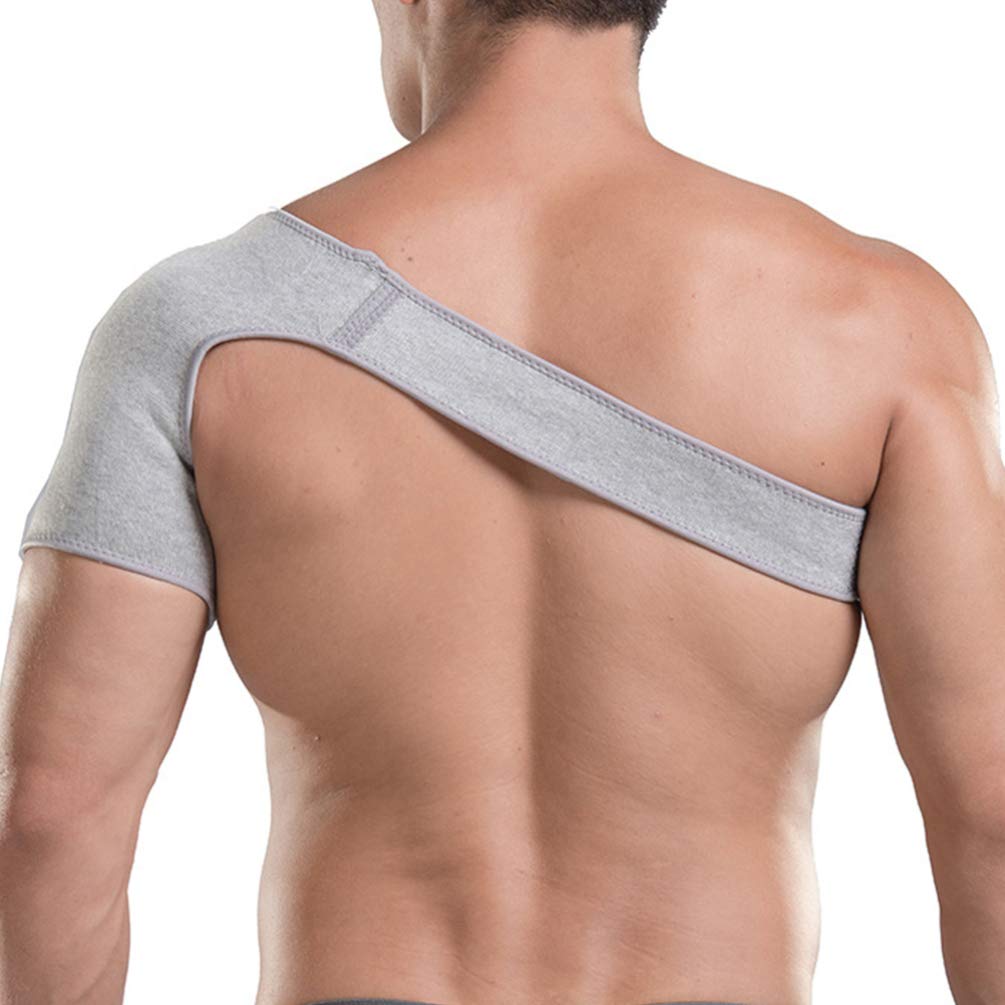 Ipetboom Shoulder Brace: Rotator Cuff Support Brace Wrap for Men and Women - Shoulder Compression Sleeve for Preventing Strains and Dislocation, S