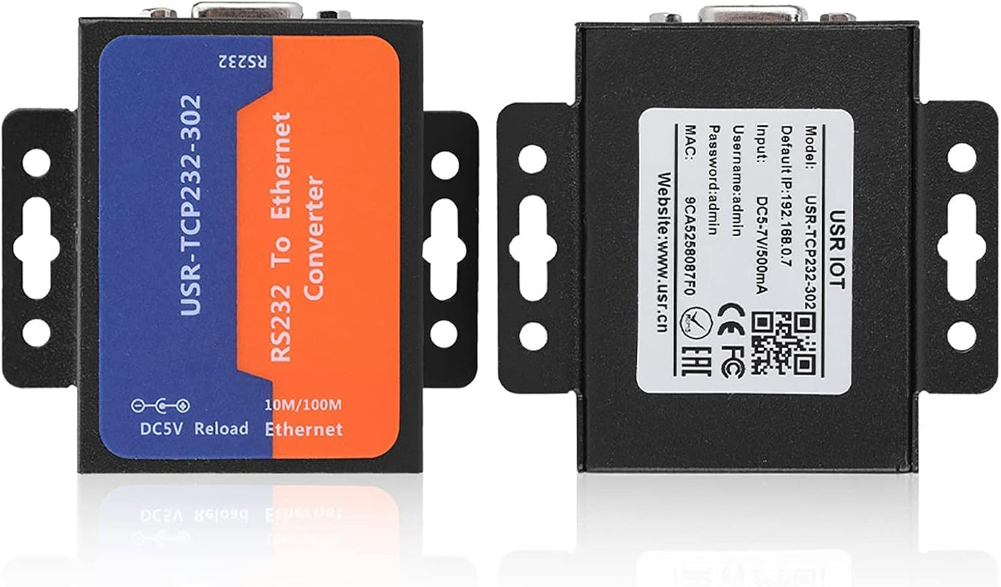 SUNGOOYUE 302 RS232 Communication Serial to Ethernet Converter, to IP Module with DHCP Firmware Upgrade Virtual Serial
