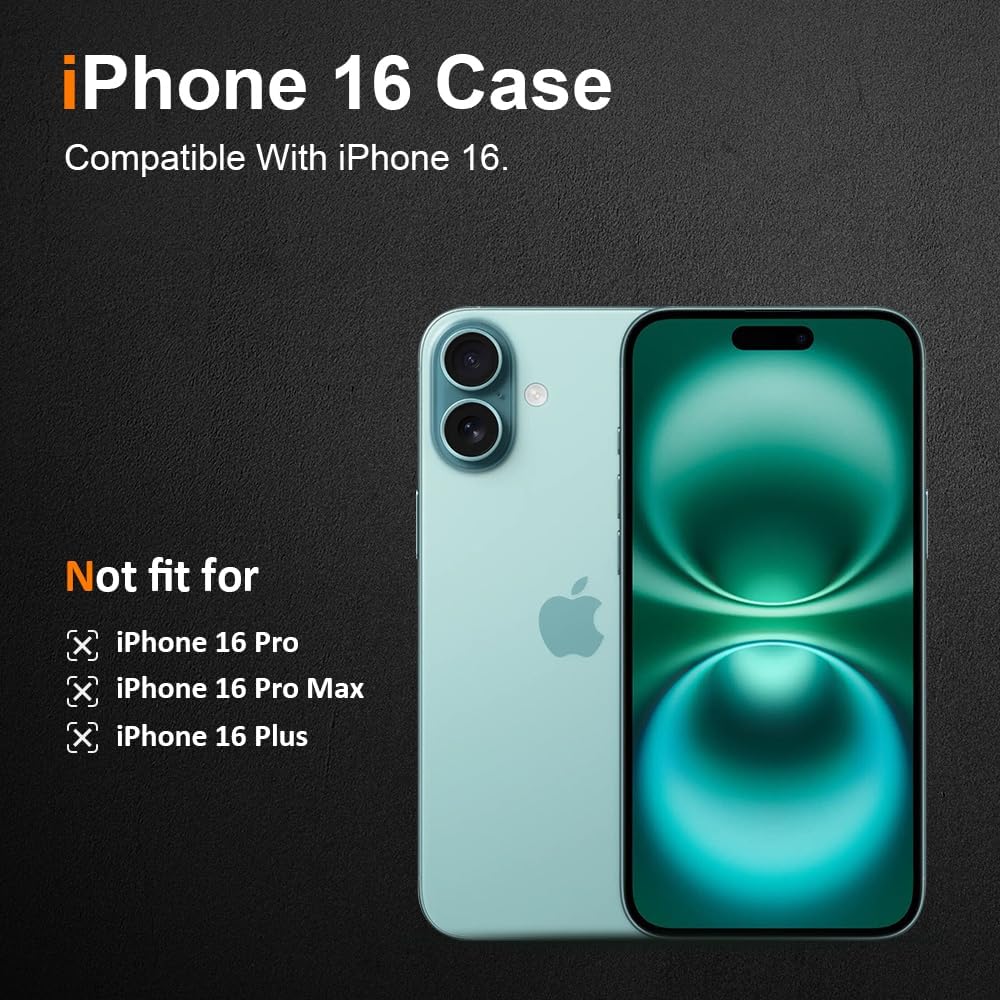 bokoo 16 16 Crystal Clear Compatible with iPhone Case.Soft Slim Fit Transparent Plastic TPU Protective Silicone Cover