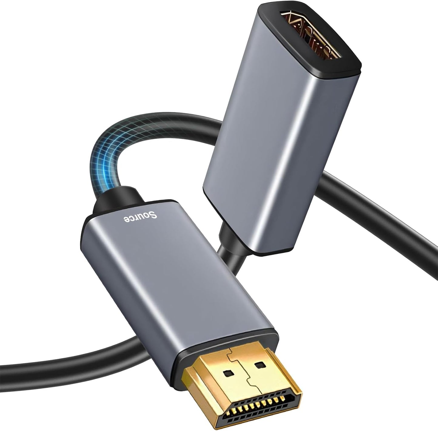 Kumiho 4K60Hz PS5/4(Non-Bidirectional) HDMI to DisplayPort Adapter High Speed HDMI Male to Display Port Female