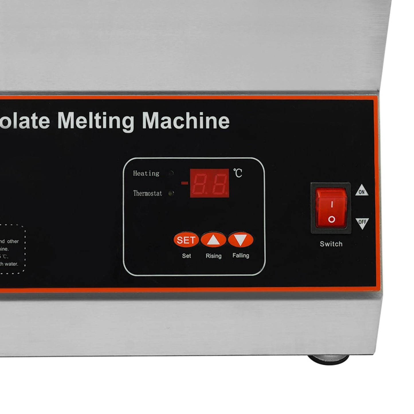 Electric Chocolate Melter 26.46 LB Capacity, Stainless Steel Chocolate Melting Machine with Digital Temperature Control, Commercial Chocolate Warmer for Bakery Catering (4 Pots)