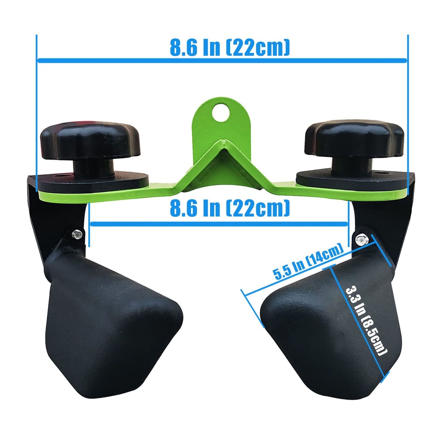 KORIKAHM Adjustable Lat Pull down Bar, Cable Machine Attachments for Gym, Home Gym Fitness T-bar Row Pulldown Attachments, Lat Pull Down Machine Wide Grip Neutral Grip Handle (SP-01)