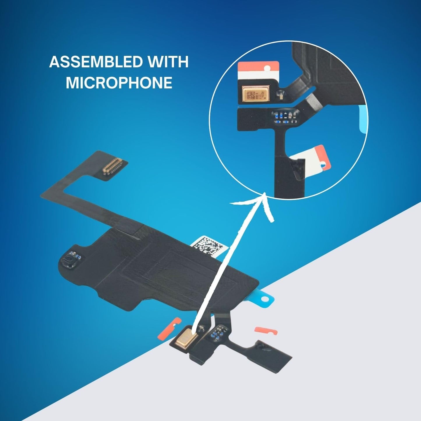 13 Ear Speaker Sensor Proximity Light Flex Cable Incl Mic Replacement for iPhone