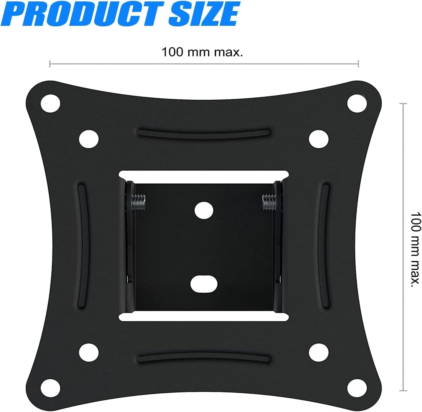KUNHEHO 14-24 Inch Tilting TV Wall Mount Monitor Wall Mount Camper LED LCD Small Monitor Bracket with Screw