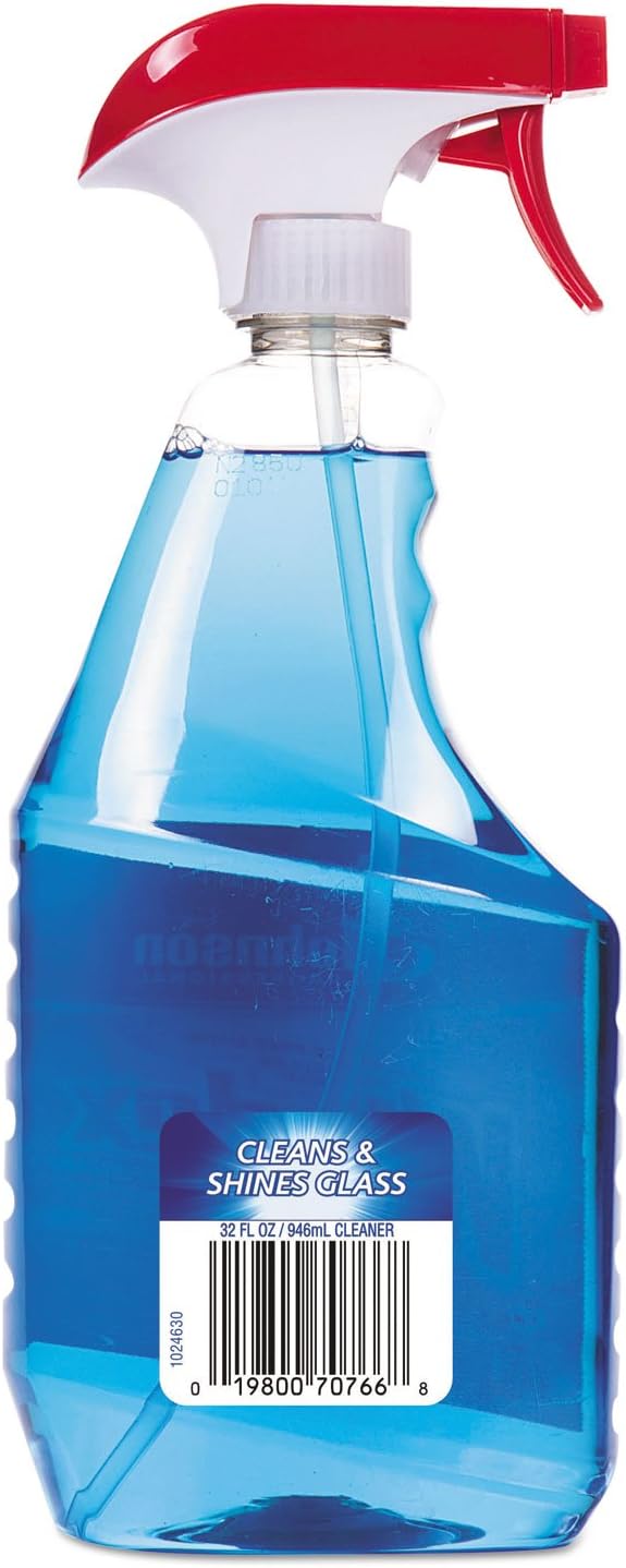 Windex Powerized Glass Cleaner - Ammonia-D Formula for Streak-Free Shine | 32 Oz Trigger Spray
