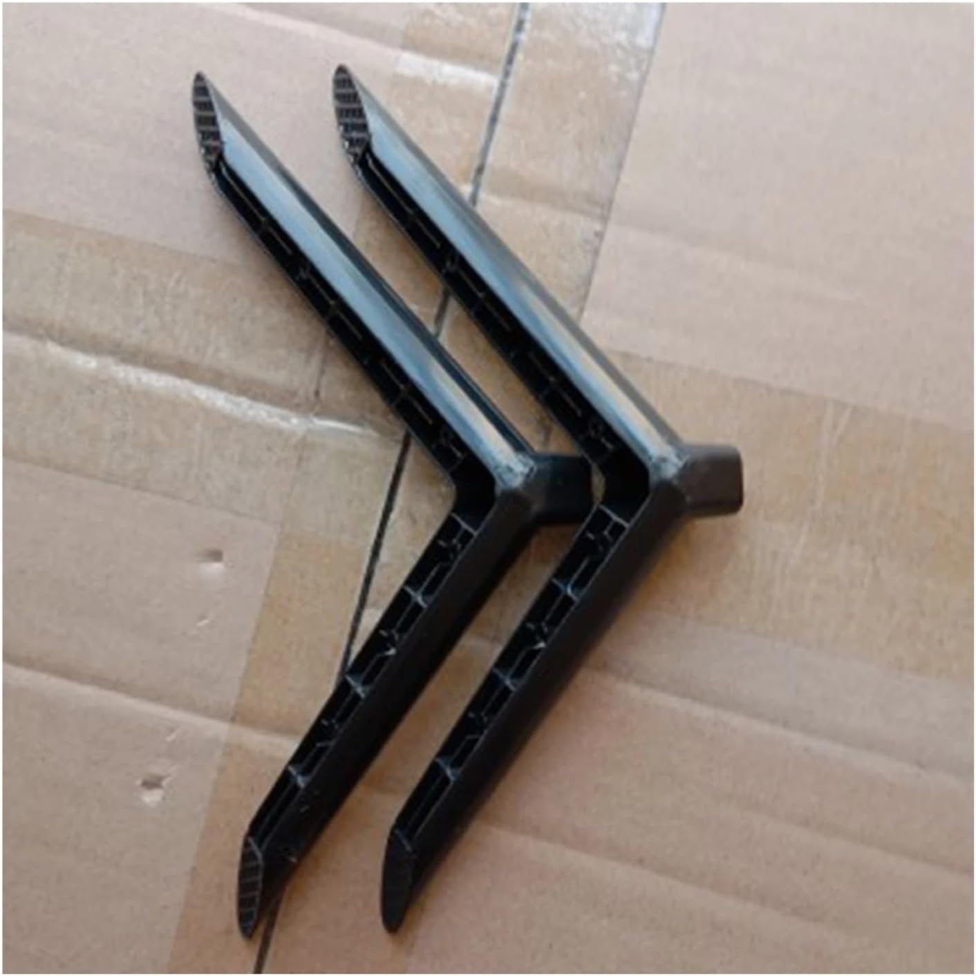 DYLCCHFS 2Pcs TV Stand Base Television Holder Bracket Spare Parts, Easy to Installation Premium Replaces Sturdy TV Legs