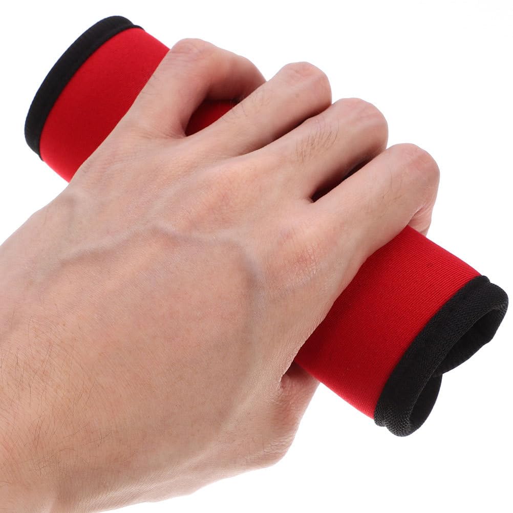 PRETYZOOM Detachable Anti-Slip Pull-up Handle Grip Sleeves Protective Pads for Doorway Bars Dumbbells Barbells Gym Equipment Grip Stability 3 Pack