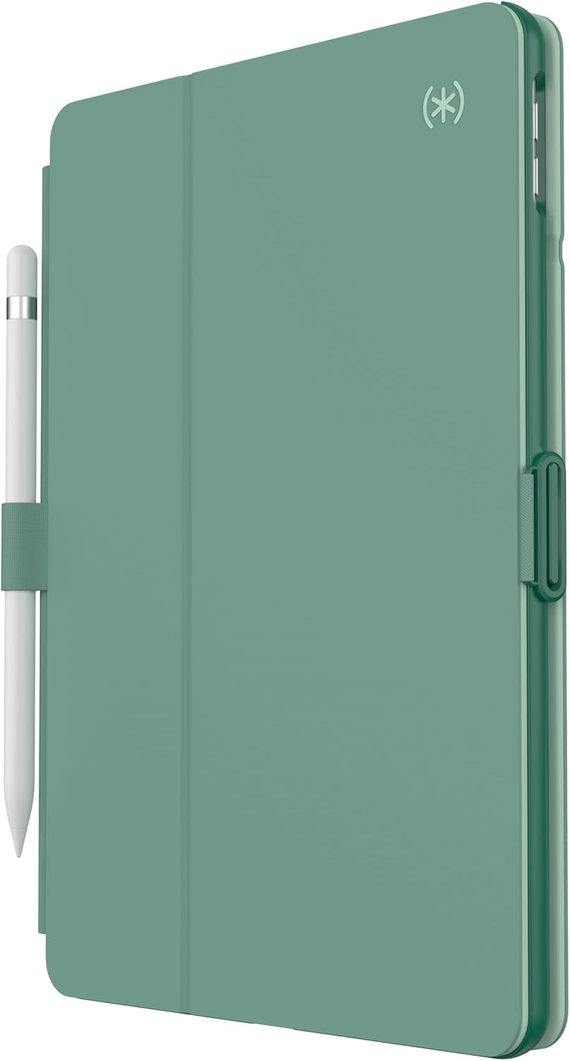 Speck 10.2 Inch (2019-2021) Balance Folio Case for iPad - Drop & Camera Protection, Slim Multi Range Stand, Apple