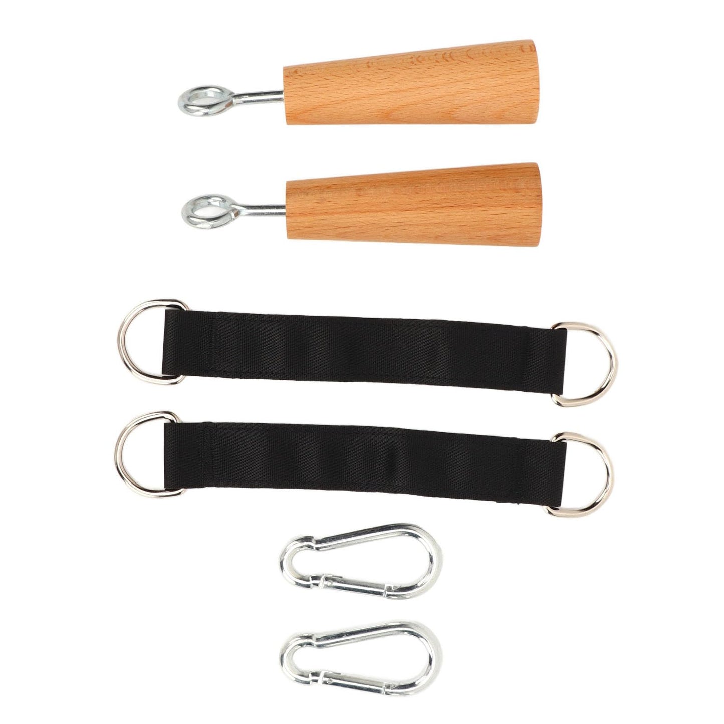 Wooden Pull-Up Grips, Durable Comfortable Upper Body Strength Trainer Home Gym Equipment for Men Women Fitness Enthusiasts Strength Training Daily Workouts