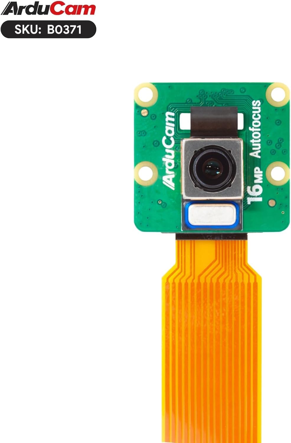 Arducam IMX519 16MP 5/4B/3B+, 2 Autofocus Camera Module for Raspberry Pi, AF Pi Camera Compatible with Raspberry Pi