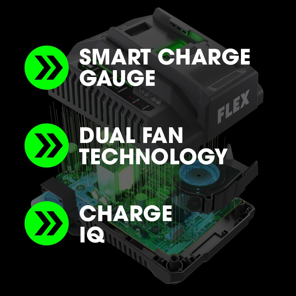 FLEX 24V Lithium-Ion Starter Kit with 5.0Ah Lithium Battery and 160W Fast Charger - FX0411-1C