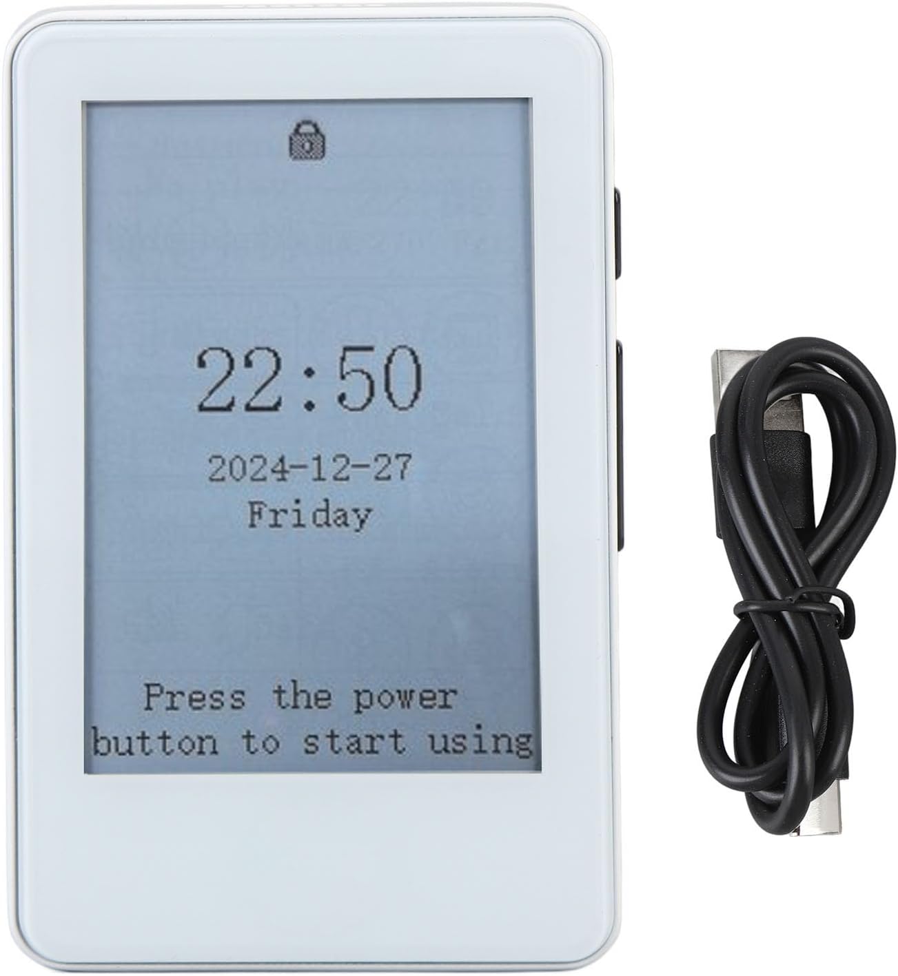 VELATEMOR 2.7 Inch MP3 Ink Screen Book Reader, EInk Display, Portable Electric Reader with Touchscreen, BT Player, Long