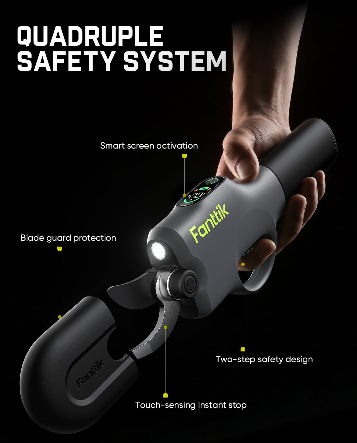 Fanttik C10 Pro BowGuide Electric Cardboard Cutter & Fanttik Y10 Pro 7.2V Cordless Pruning Shears with Brushless Motor