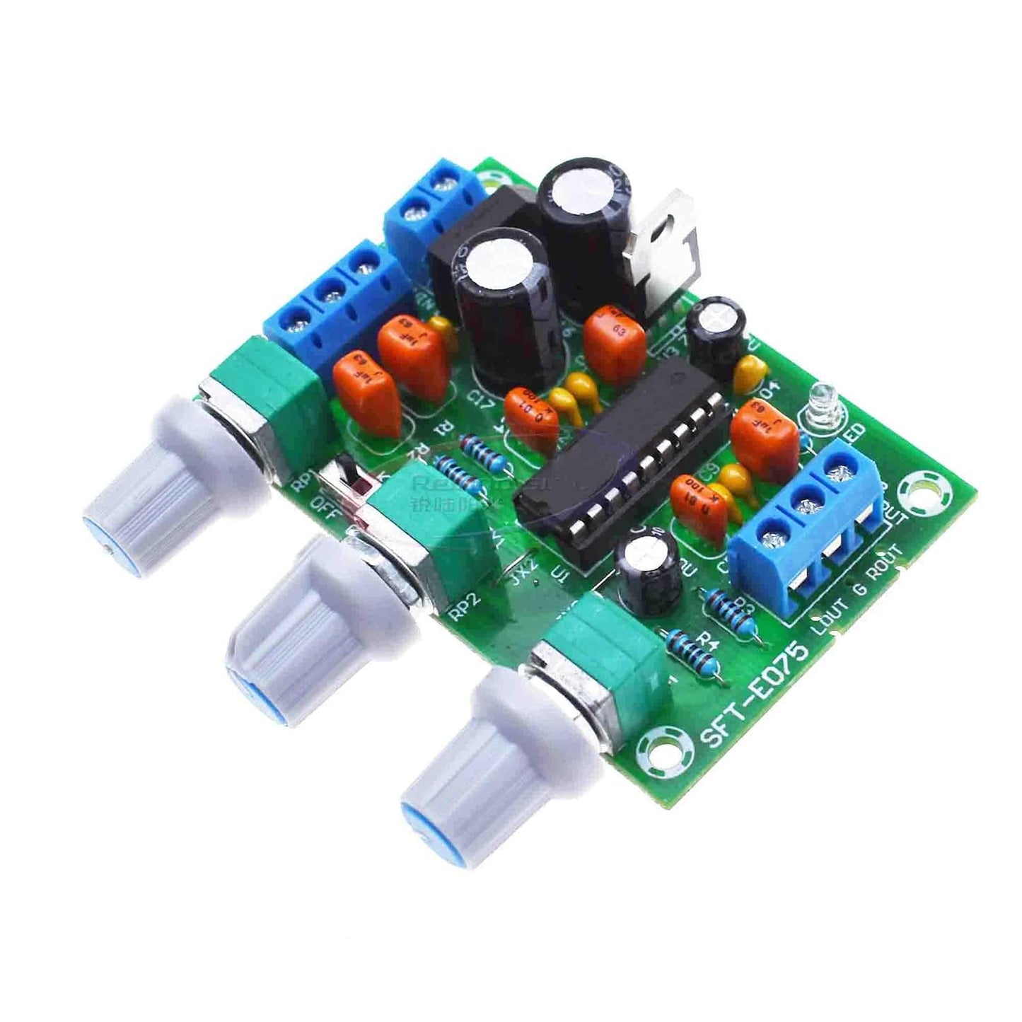Reland Sun XR1075 12V Digital Audio Processor Amplifier Preamp Prepositive Board Preamplifier Module