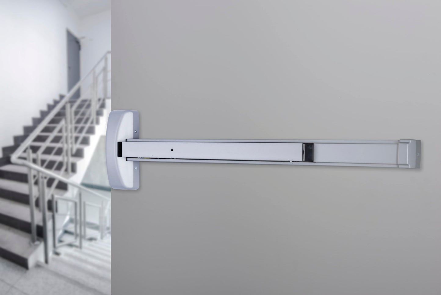 Brinks Commercial Rim Panic Exit Device, Aluminum - Durable Exit Device for Commercial and Industrial Doors