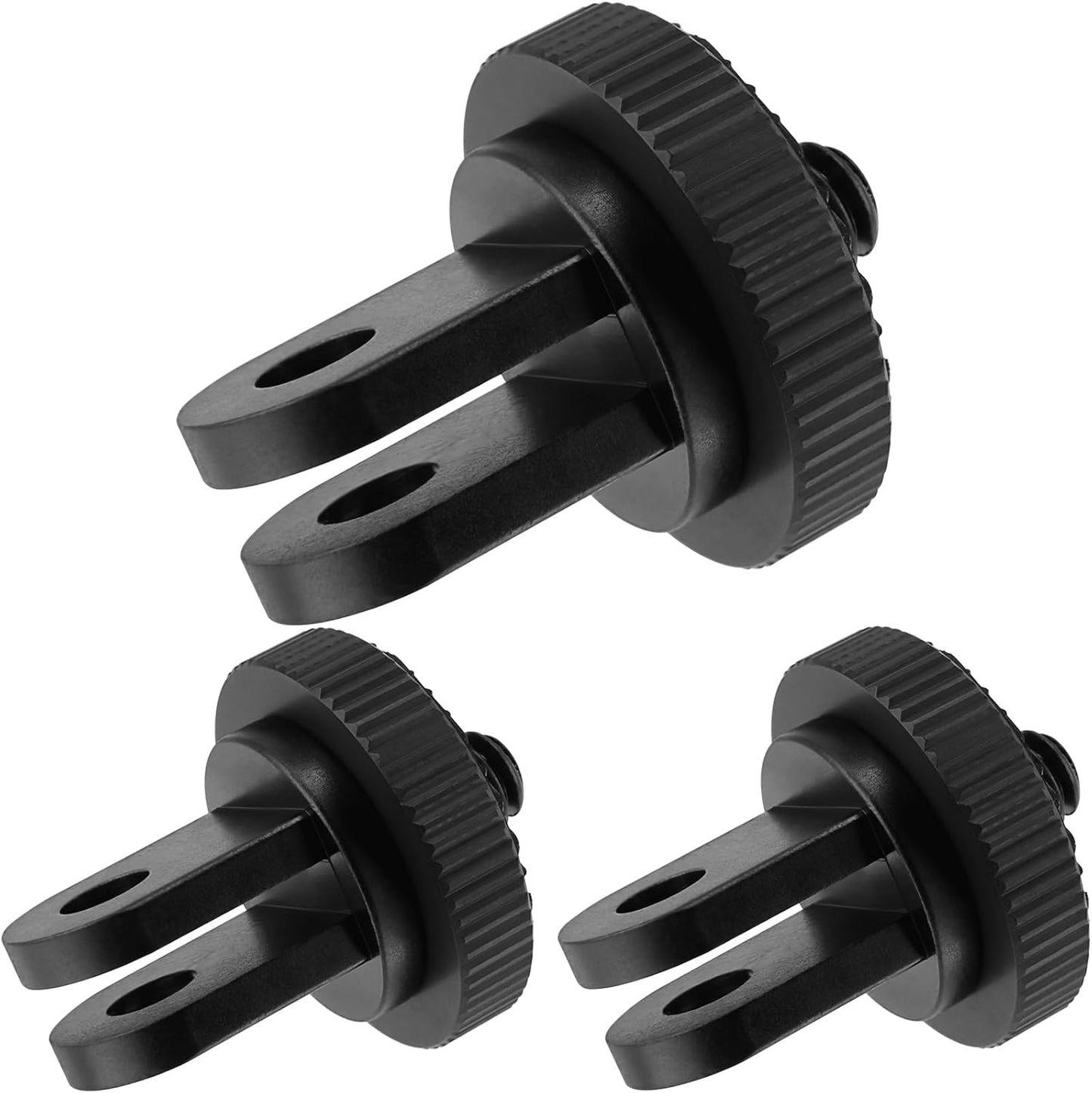 BENACES 3 Pack 1/4"-20 Insta360 Camera Tripod Mount Adapters, Aluminum Standard Camera Screw Converter Connectors