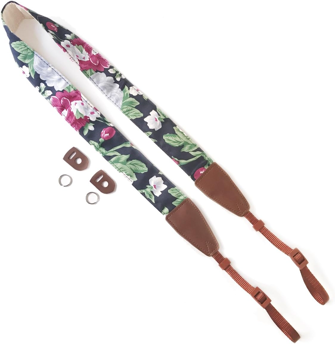 Alled Camera Strap Neck, Adjustable Vintage Floral Camera Straps Shoulder Belt for Women/Men,Camera Strap