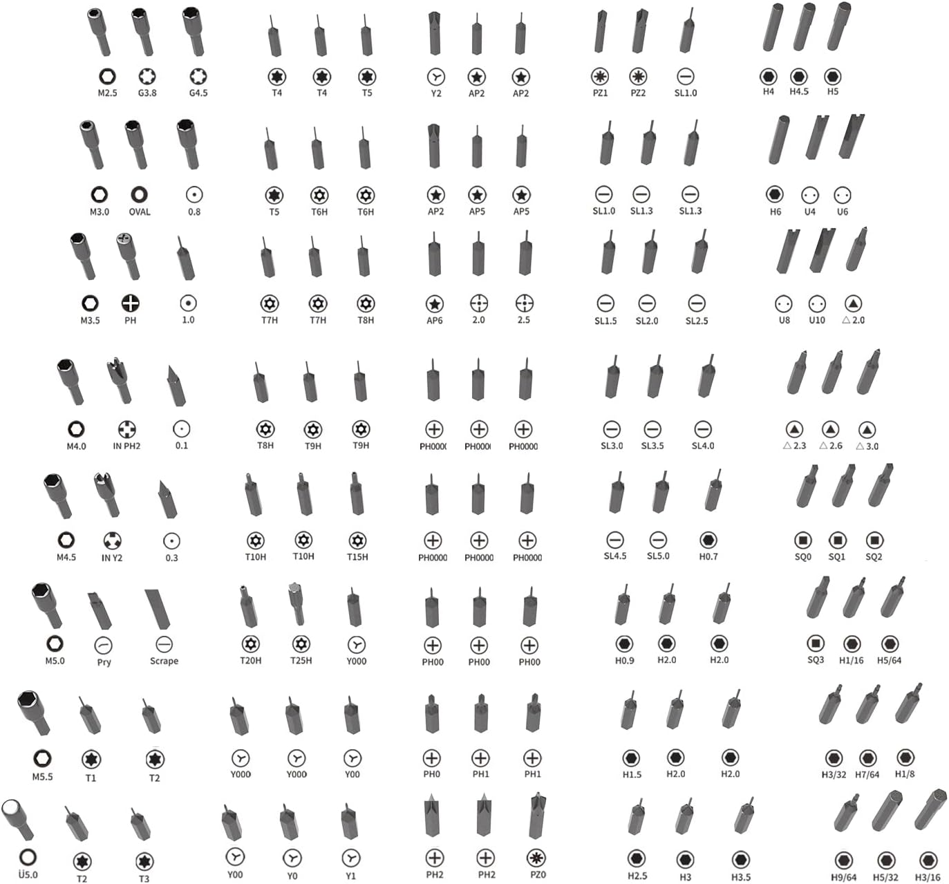 142 1 Set (H1128) HengTianMei in Precision Screwdriver Professional Magnetic Repair Tool Kit for Computer, Laptop