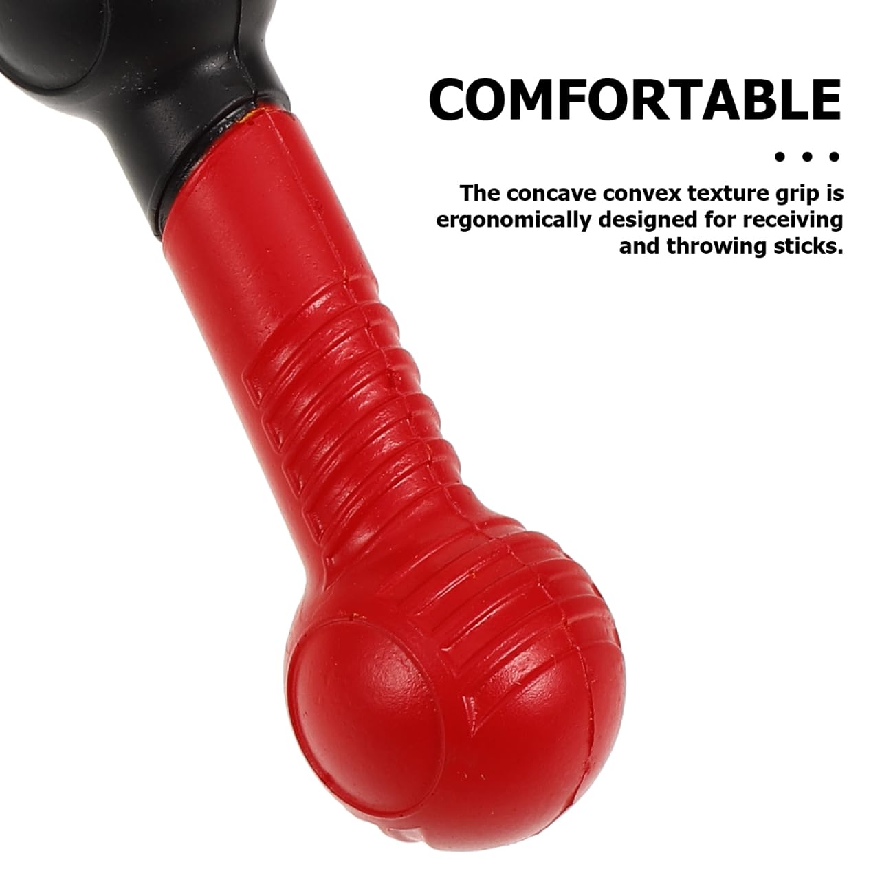Toddmomy Reaction Training Stick - 3-Handle Speed and Reflex Trainer for Hand-Eye Coordination - Soft PU Agility Tool for Baseball, Football, Basketball and Soccer Drills - Improving Cognitive Focus