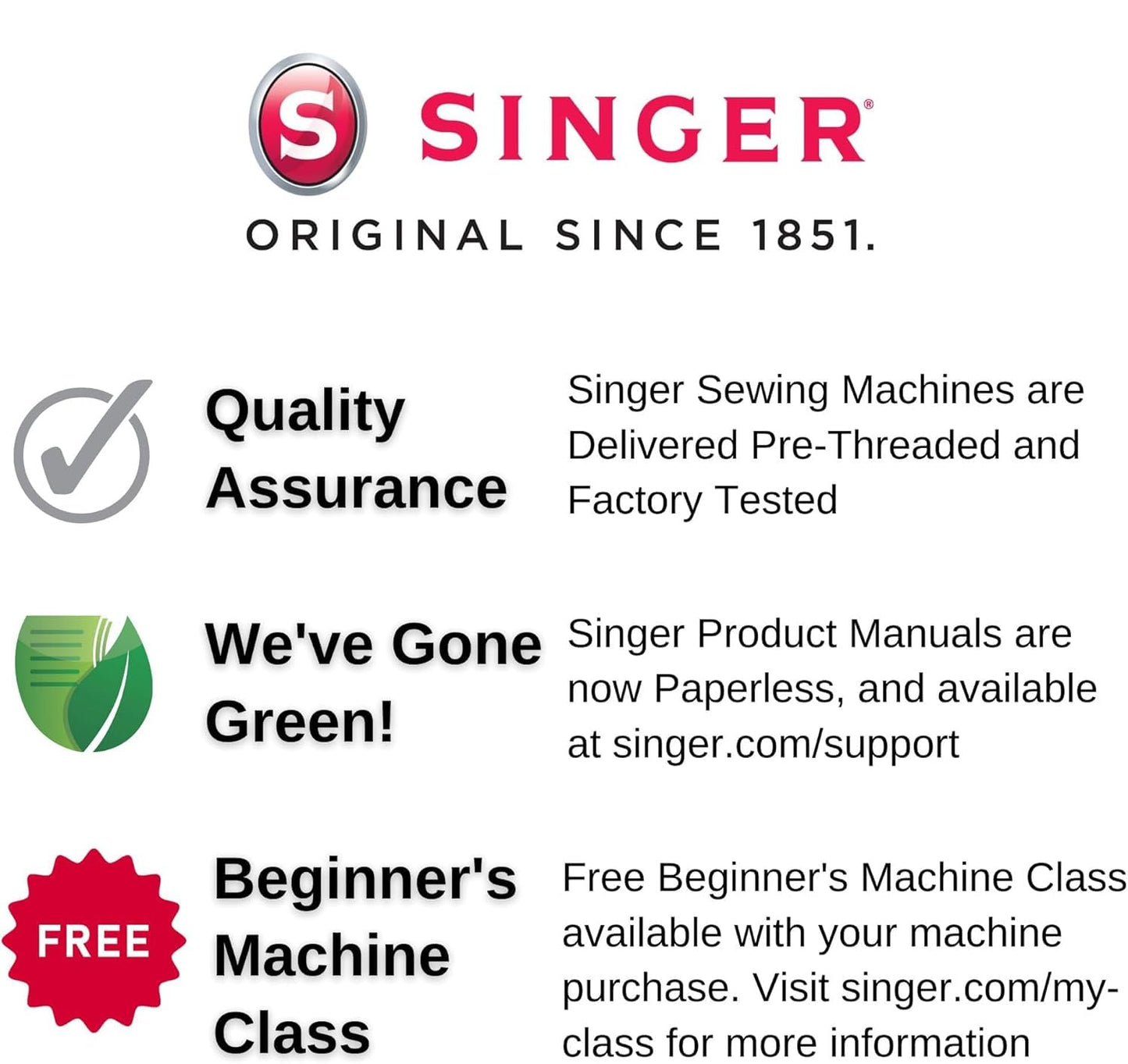 SINGER SE9180 Sewing & Embroidery Machine | 250 Built-in Stitches, 150 Embroidery Designs, 10 Fonts, 1-Step Buttonhole, 7" Touchscreen, Automatic Needle Threader & WiFi Connectivity