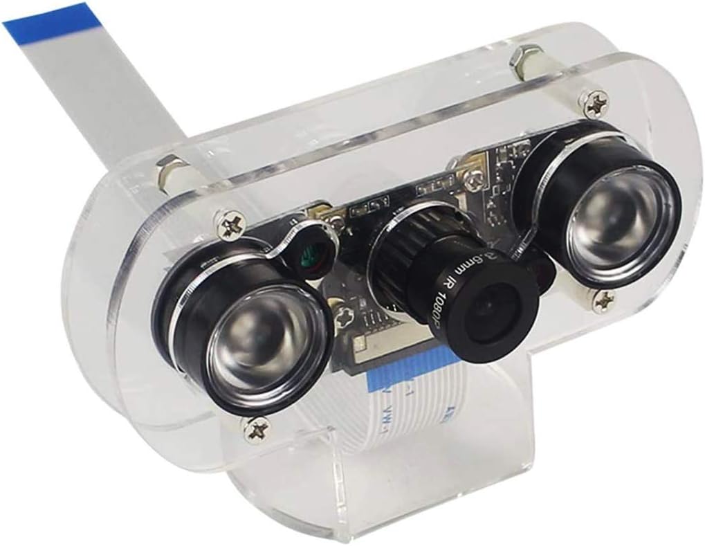 DEVMO 4B 5MP OV5647 1080p 2/3 3 3 /4 Raspberry Pi Night Vision Camera Module Adjustable-Focus Webcam Video Compatible