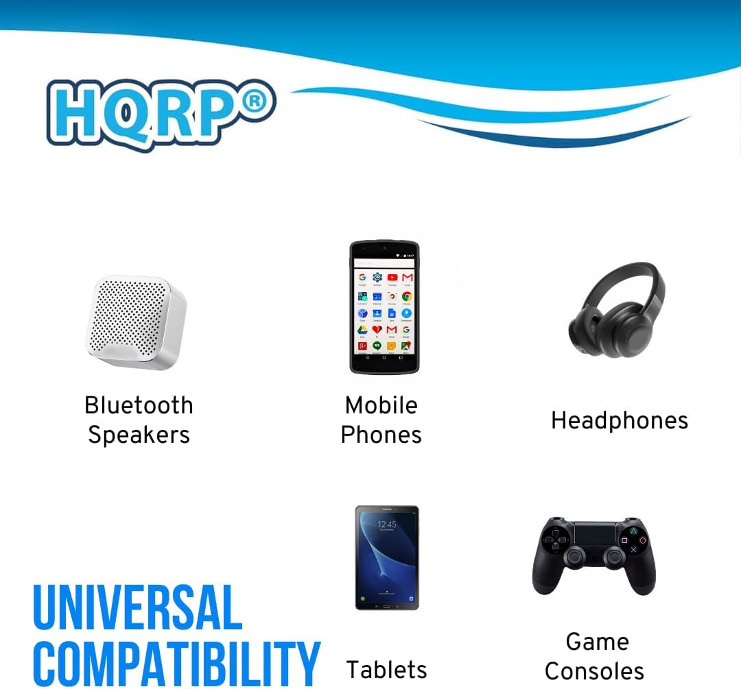 Swimmer, HQRP USB Charging Cable Compatible with Boom Movement Compatible with JBL Charge/Pulse Wireless Mobile
