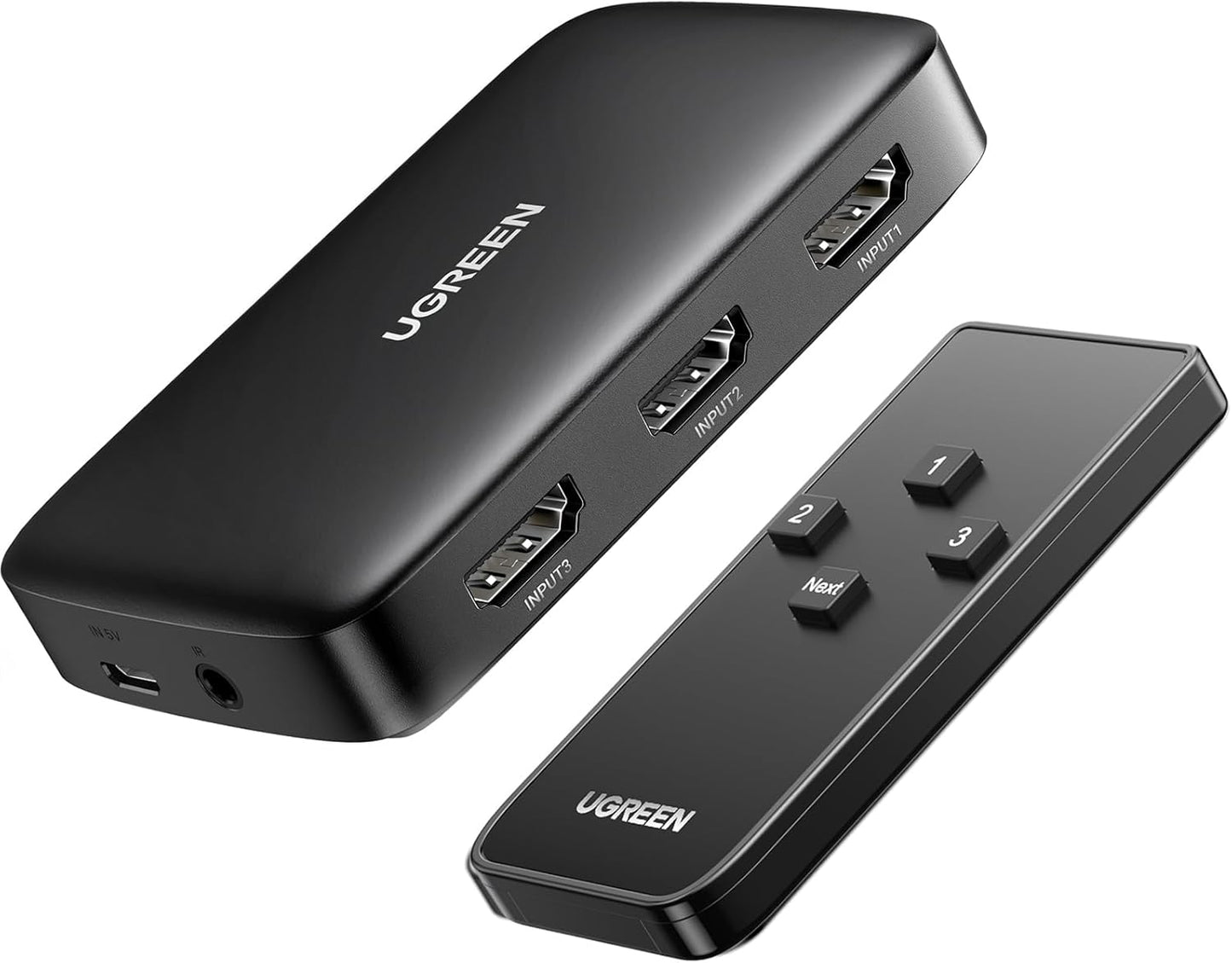 UGREEN 3 1 4K 3D HDCP1.4 3 4K 30Hz, 2 PS5 PS4 HDMI Switch in Out HDMI Splitter with Remote Supports HDR CEC HDMI Port