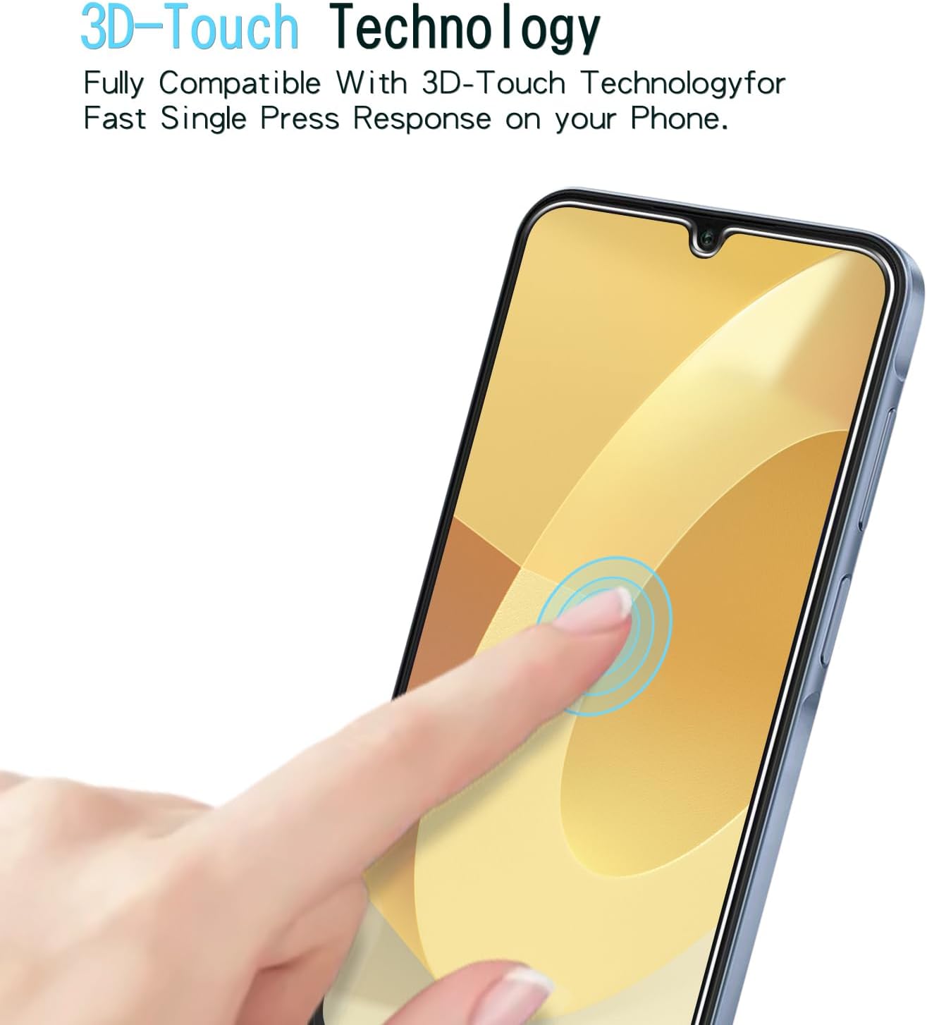 2-Pack A15 5G 9H KAREEN Screen Protector for Samsung Galaxy Tempered Glass, Anti Scratch, Bubble Free, Hardness, Easy