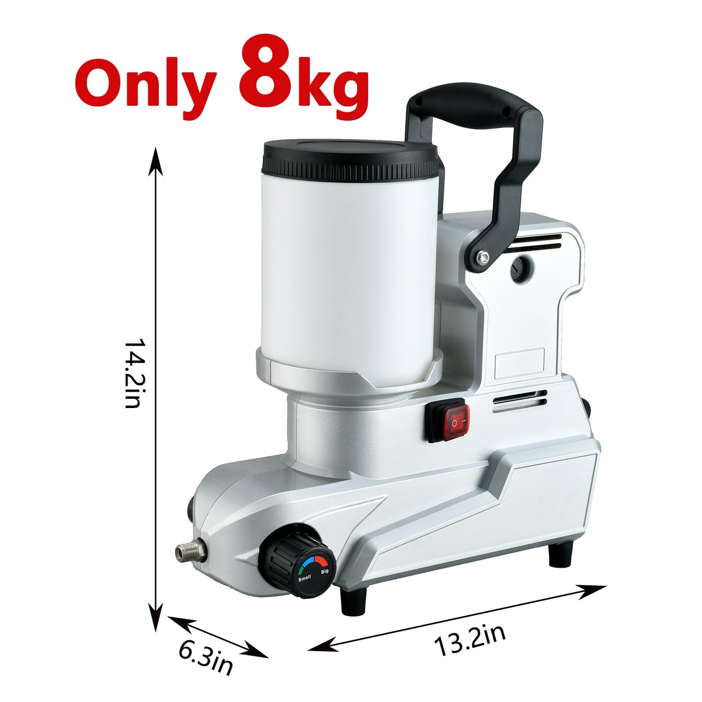 1600W High-Pressure Airless Paint Sprayer,Airless Paint Emulsion Sprayer,Water-Based Latex Paints Airless Sprayer w/ 16.4ft Hose for Spraying Operations Indoor/Outdoor Fire Prevention,120MPa 110V