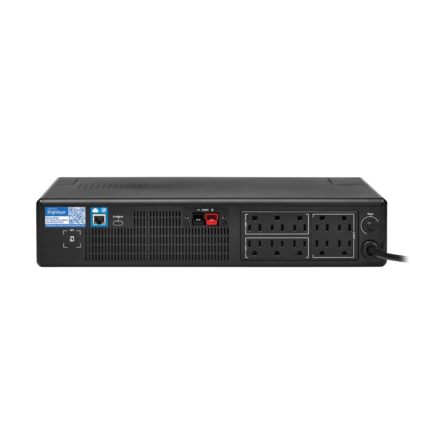 Tripp Lite Eaton Series SMART1500LCDXNC Cloud-Connected 1500VA Rack Mount UPS Battery Backup, Online Remote Management & Monitoring, 1050W 120V, 10 Outlets, Extended Run, 2U Rackmount, 3-Year Warranty
