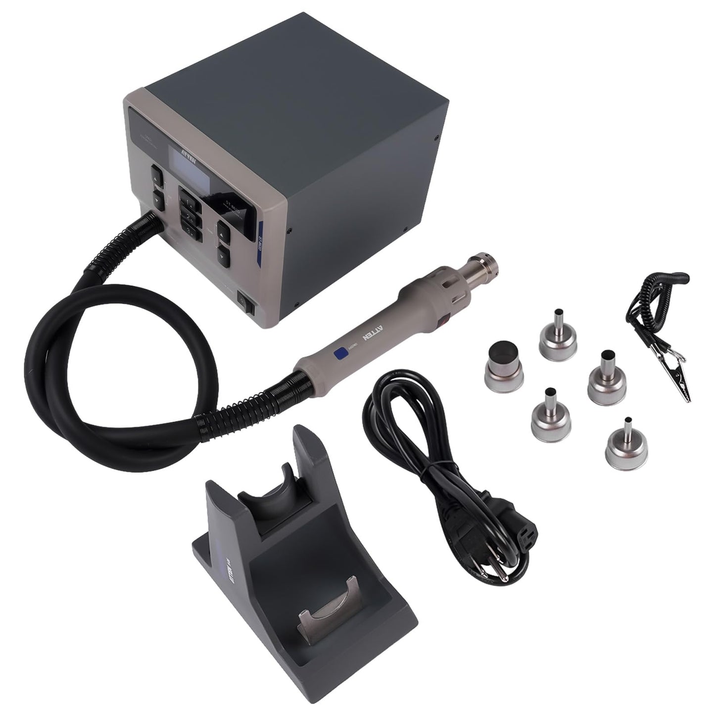 Getanye ST-862D Hot Air Gun Soldering Station, 1000W Digital Display Rework Station, Automatic Sleep, Adjustable Temperature, ST862D